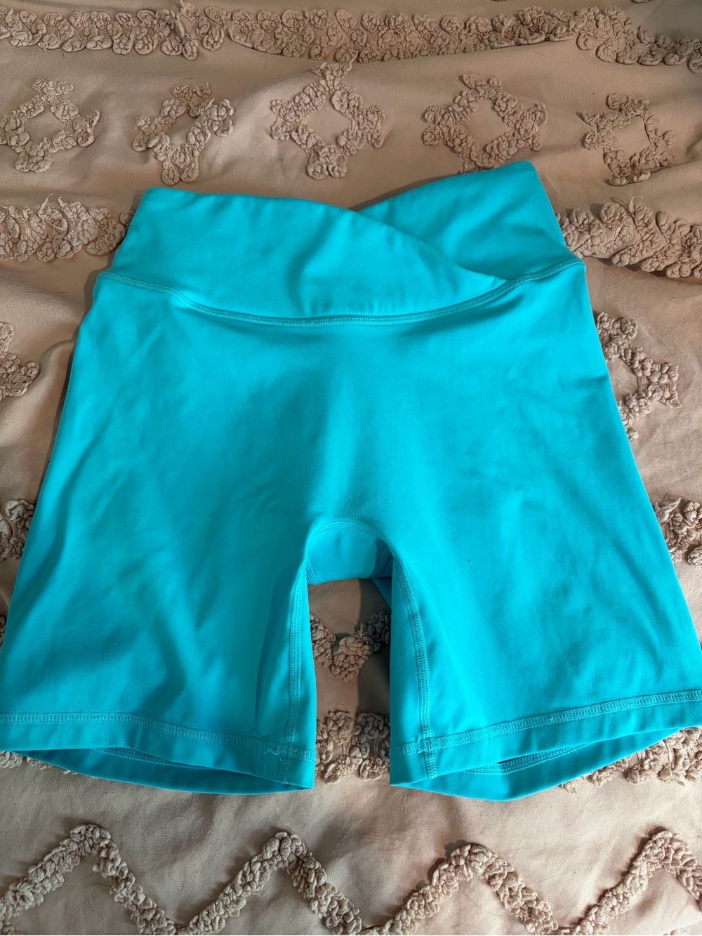 Oner Active Bright Aqua High-Rise Athletic Shorts